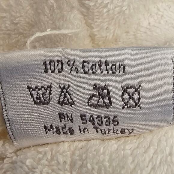 Baltic Linen Terry Spa Bath Robe White Size OS - Picture 6 of 6